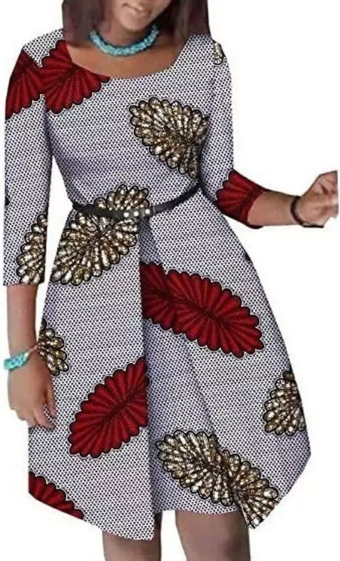 Creativity Shines like a dress made with Africa print