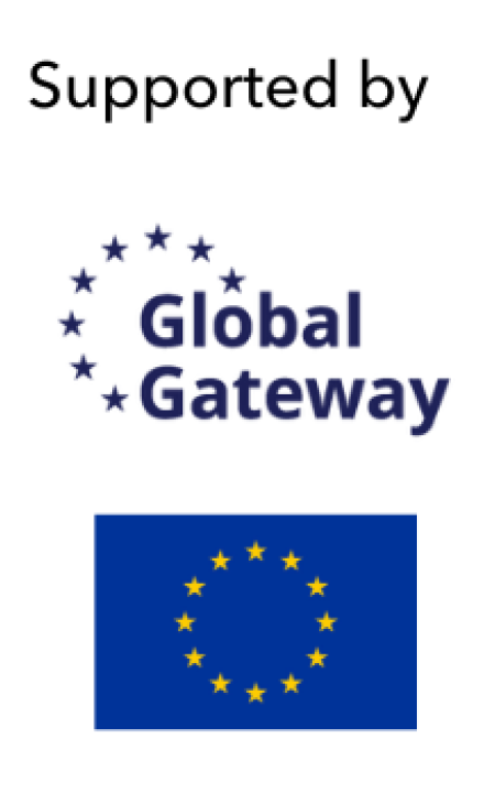 Global Gateway and EU flag